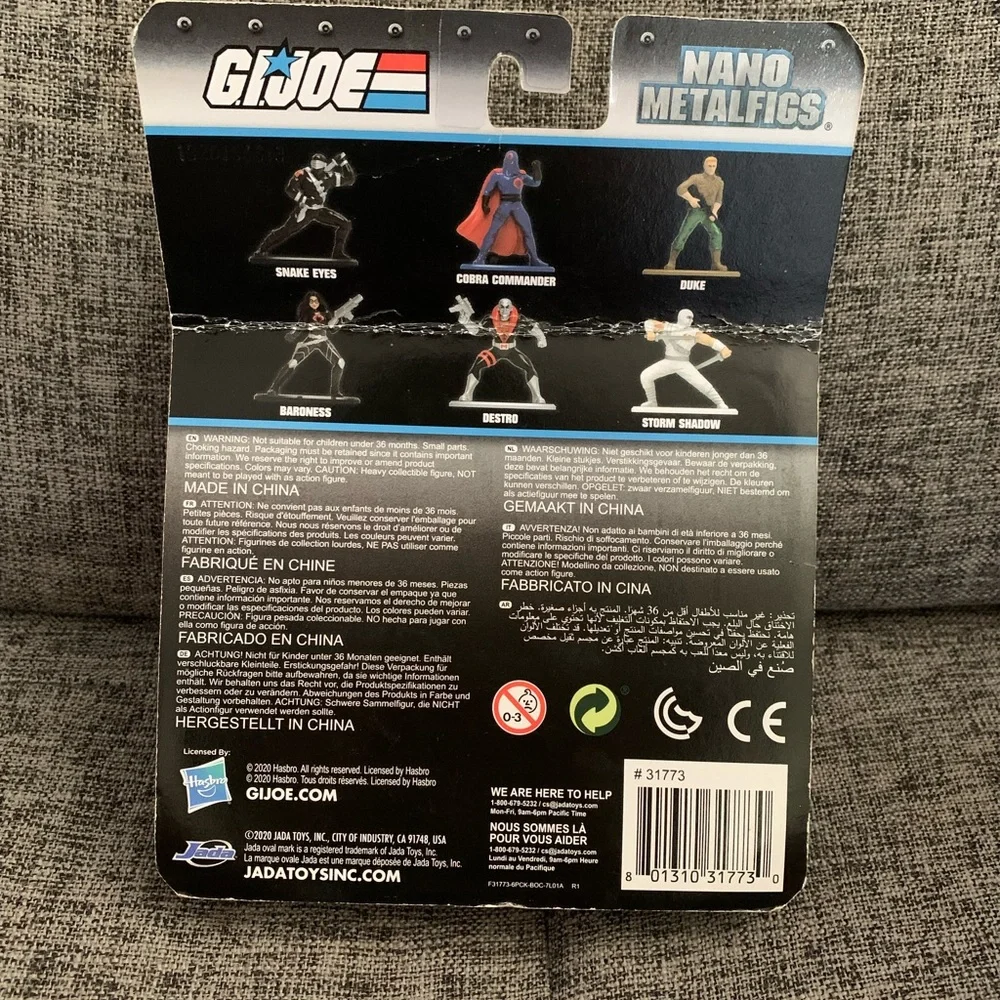 G.I. JOE - Jada Nano Metalfigs Action Figure Set - 6 Characters - New - Picture 3 of 3